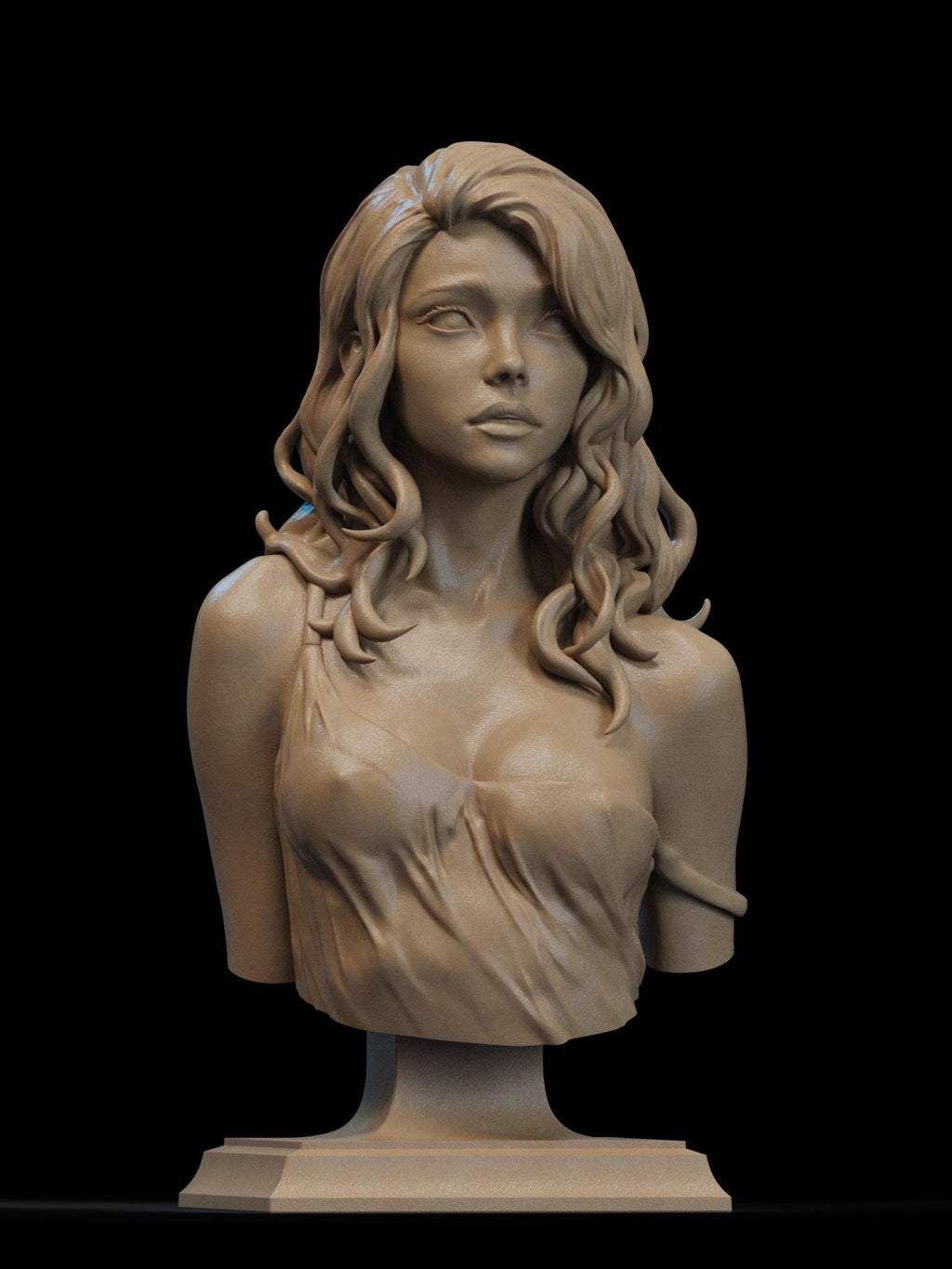 Elegy of the Wyrm | Bust | Figurine | Collectible | Pin Up | CA 3D Studios