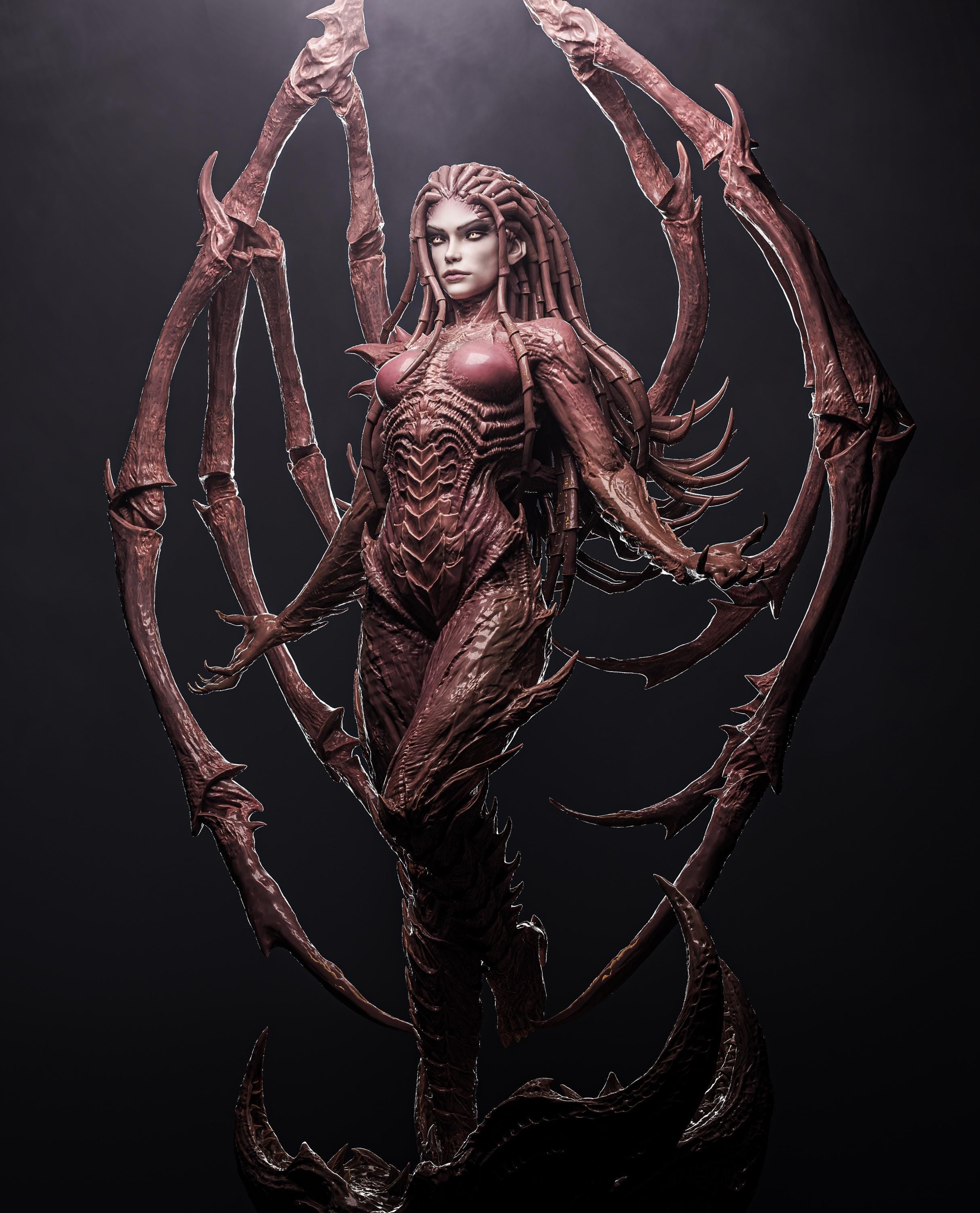 Queen Kerrigan |F| Figurine | Collectible | Pin Up | CA 3D Studios