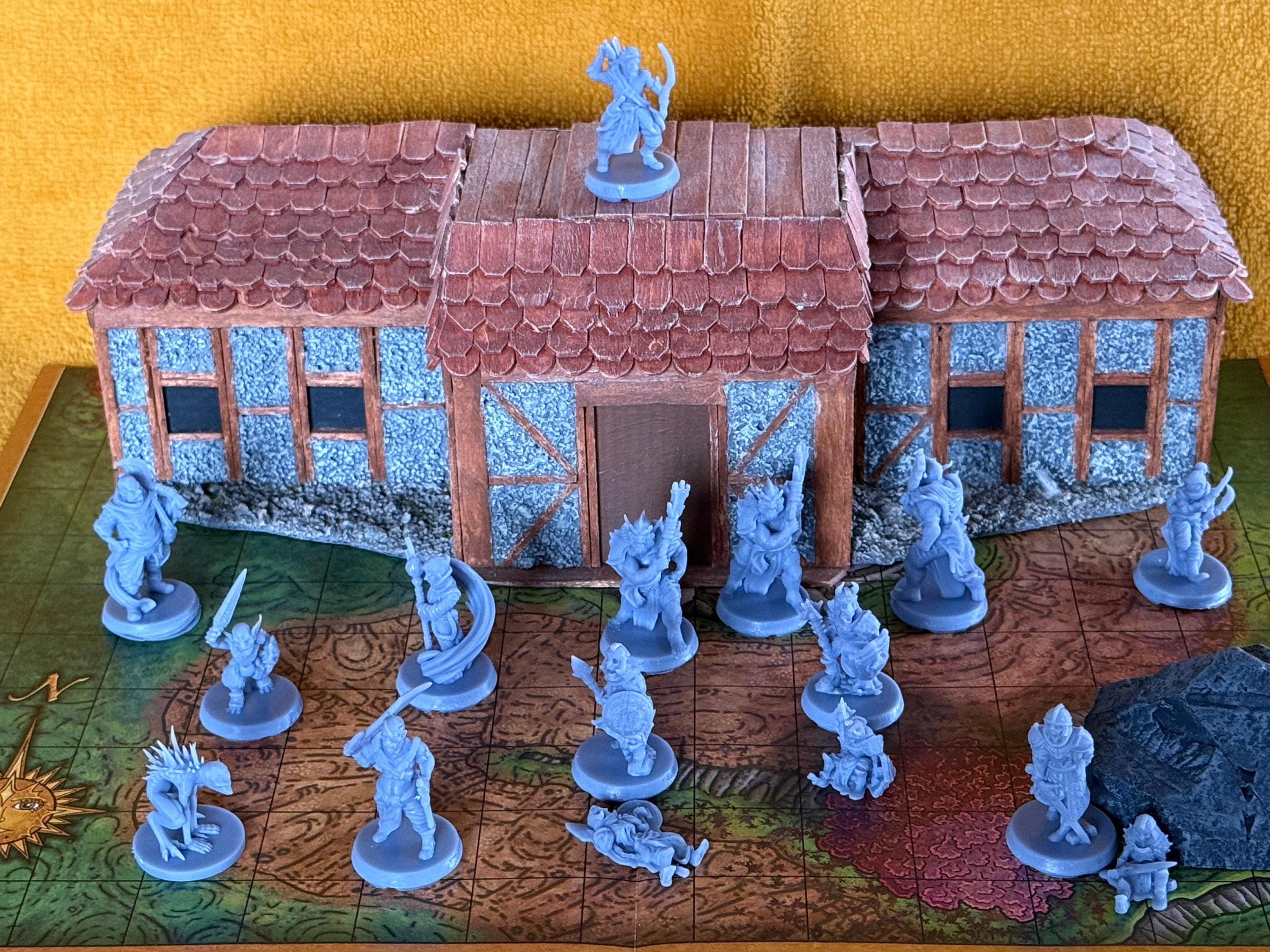 RPG Miniature Set - 118 pieces - compatible with Lost Mine of Phandelver