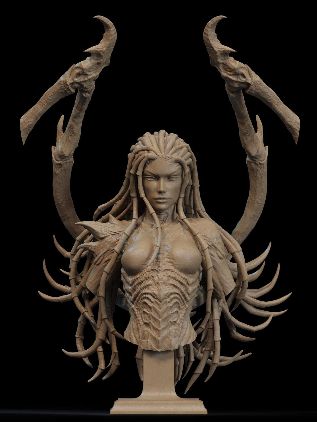 Queen Kerrigan | Bust | Figurine | Collectible | Pin Up | CA 3D Studios