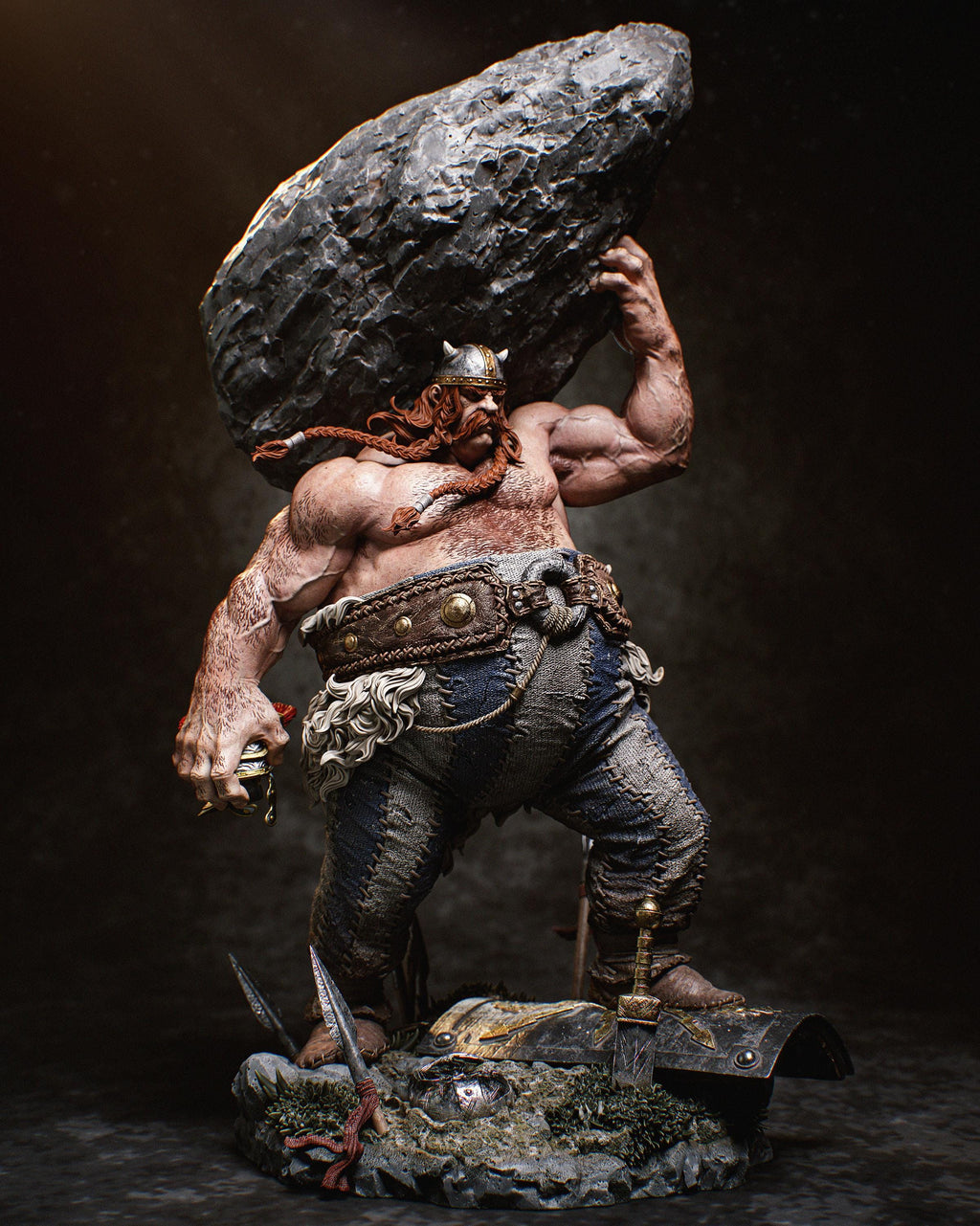 Gaul Diorama |D| Figurine | Collectible | Pin Up | CA 3D Studios