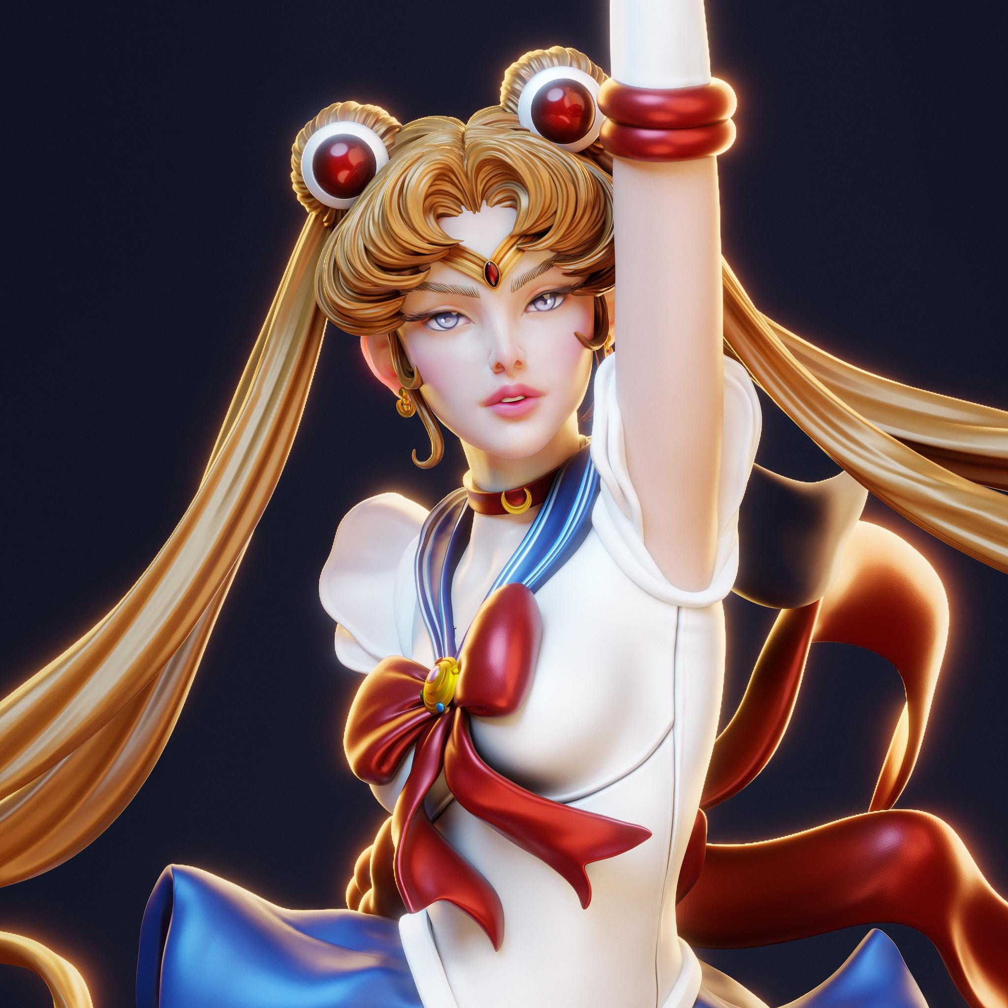 Usagi Tsukino |F| Figurine | Collectible | Pin Up | CA 3D Studios