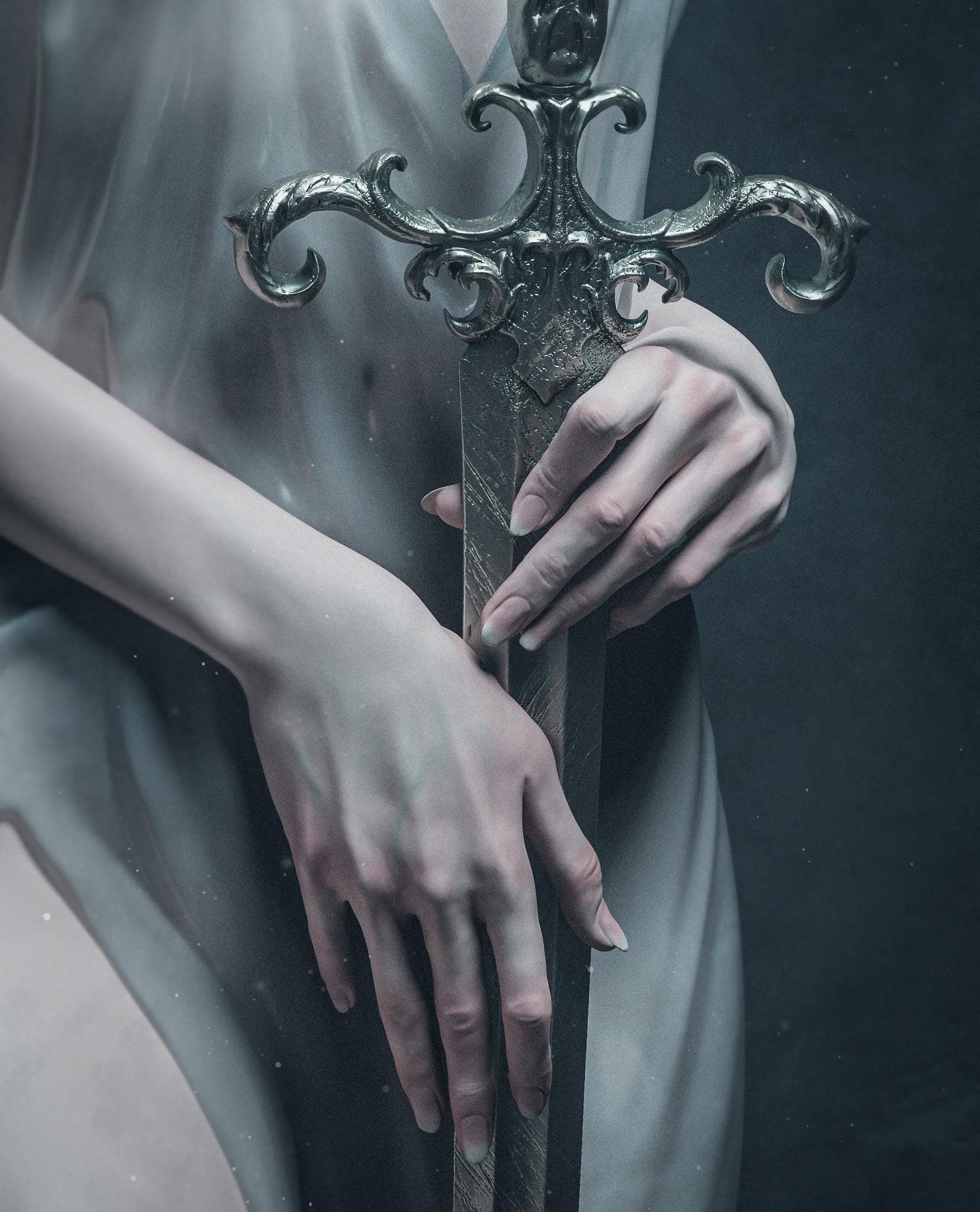 Lady of the Lake |FN| Figurine | Collectible | Pin Up | CA 3D Studios