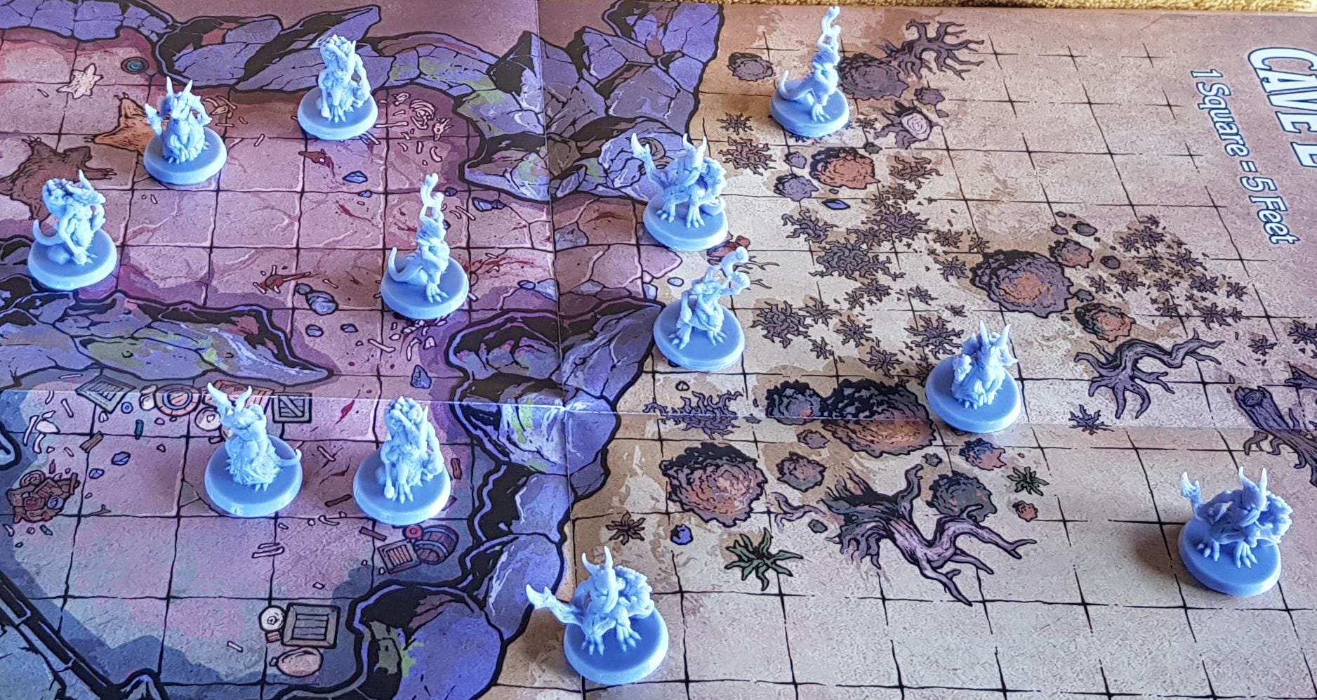 Kobold Warband | 12 Figures | D&D Miniatures - DnD Minis, Dungeons and Dragons, Pathfinder, and Role Playing Games