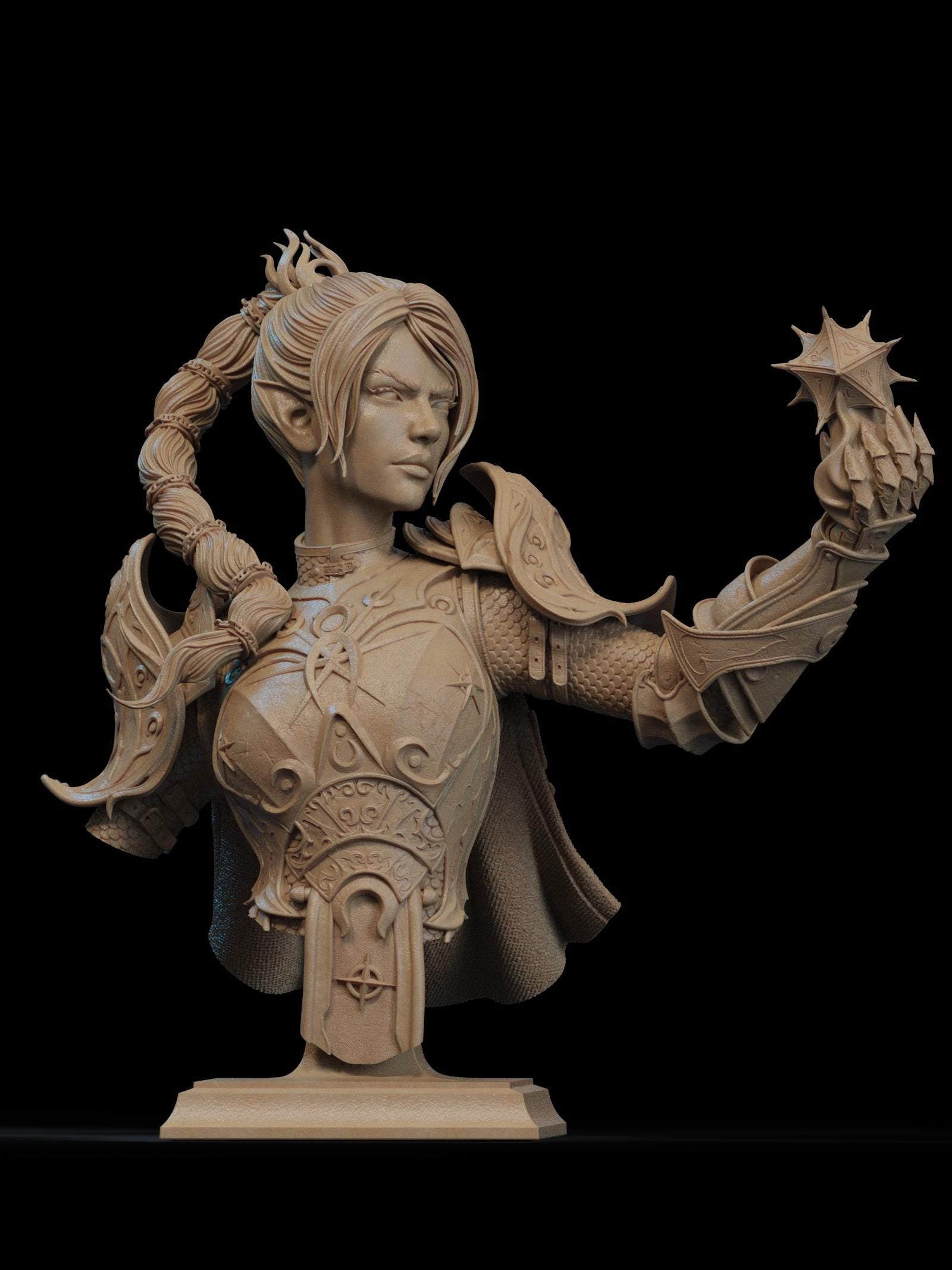 Shadowheart | Bust | Figurine | Collectible | Pin Up | CA 3D Studios