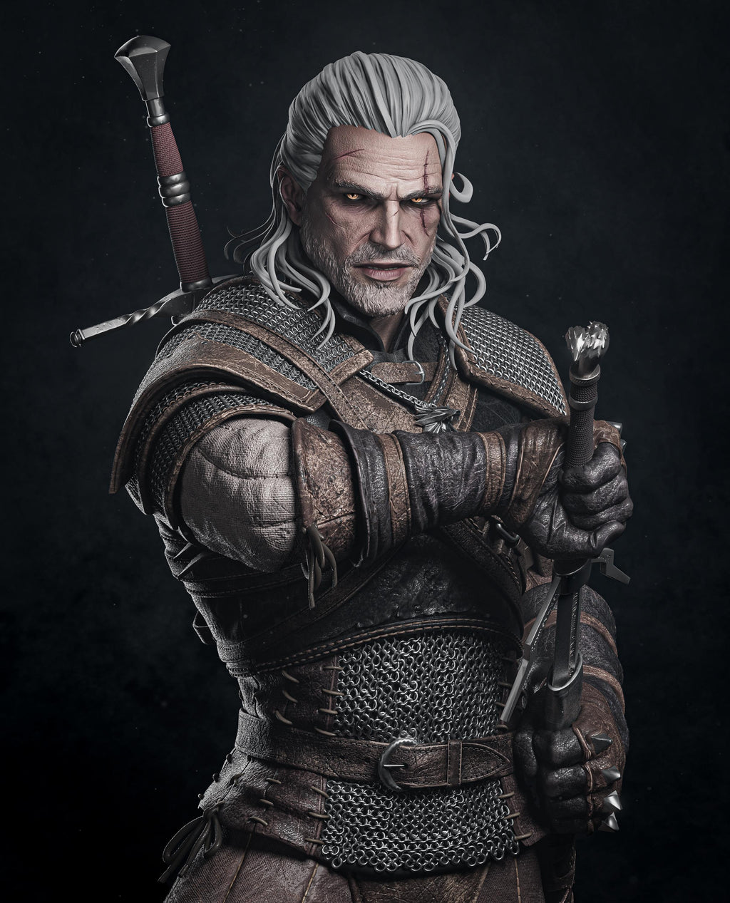 Witcher |F| Figurine | Collectible | Pin Up | CA 3D Studios