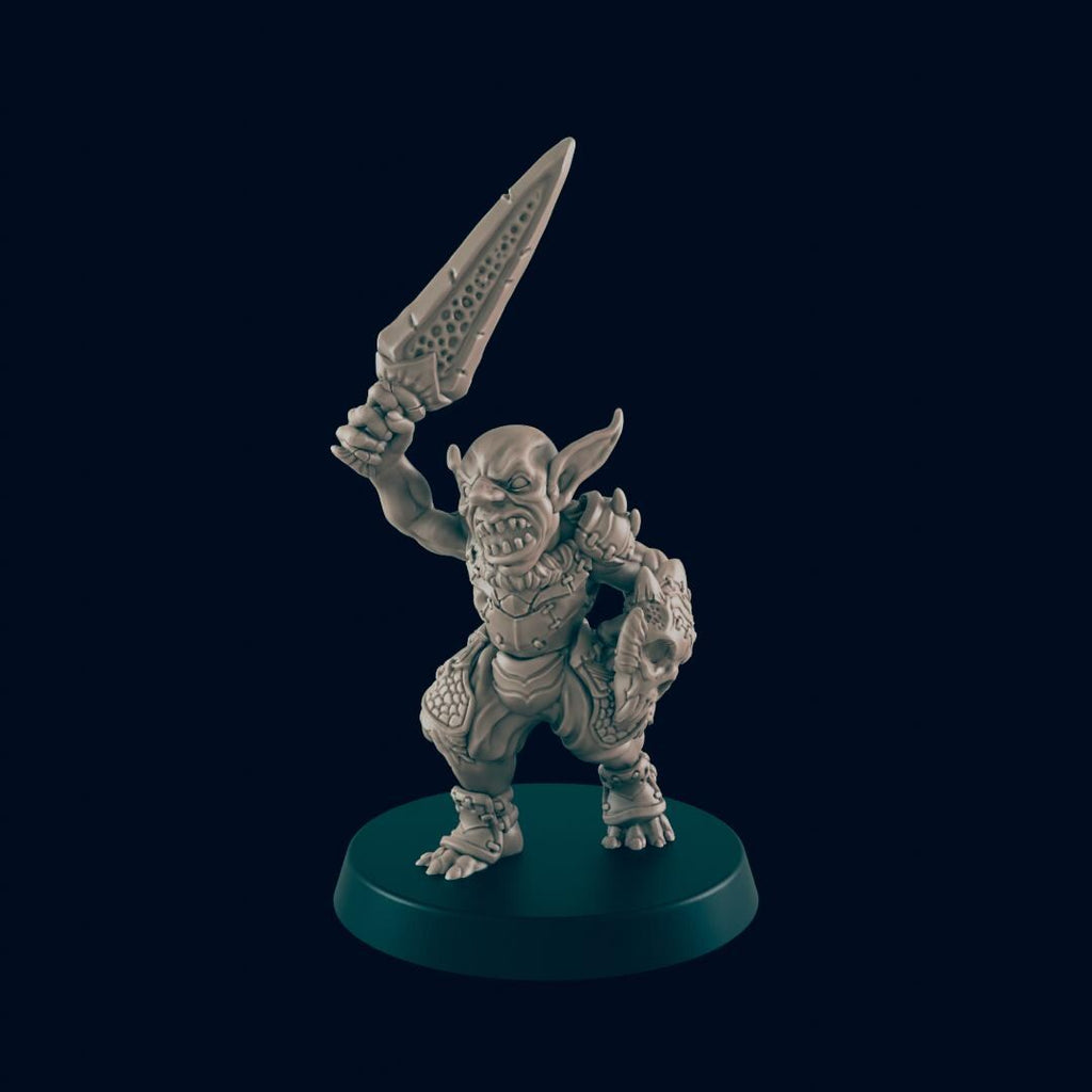 Goblin Warband | 15 Figures | D&D Miniatures - DnD Minis, Dungeons and Dragons, Pathfinder, and Role Playing Games