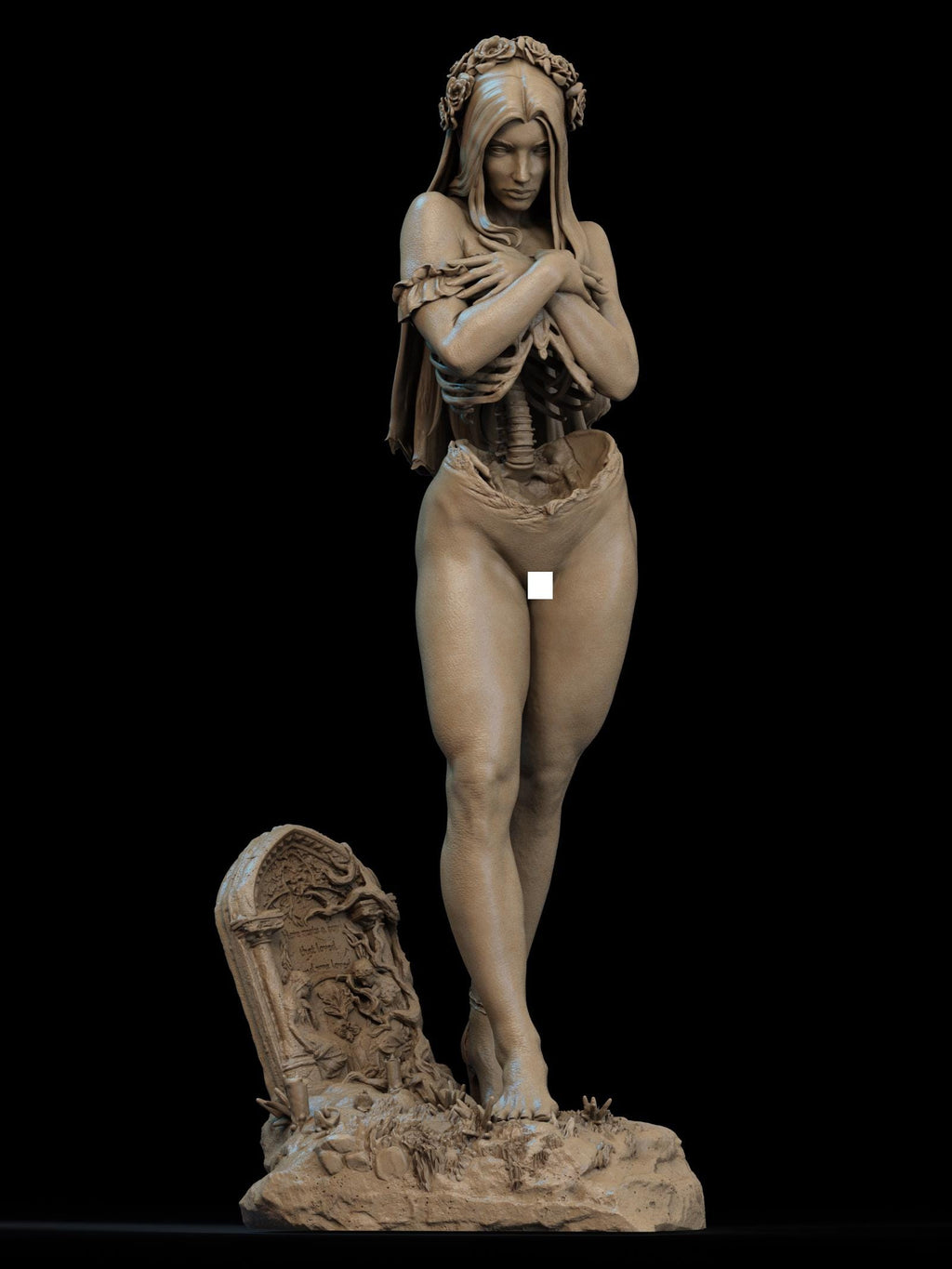 Undead Bride | Figurine | Collectible | Pin Up | CA 3D Studios