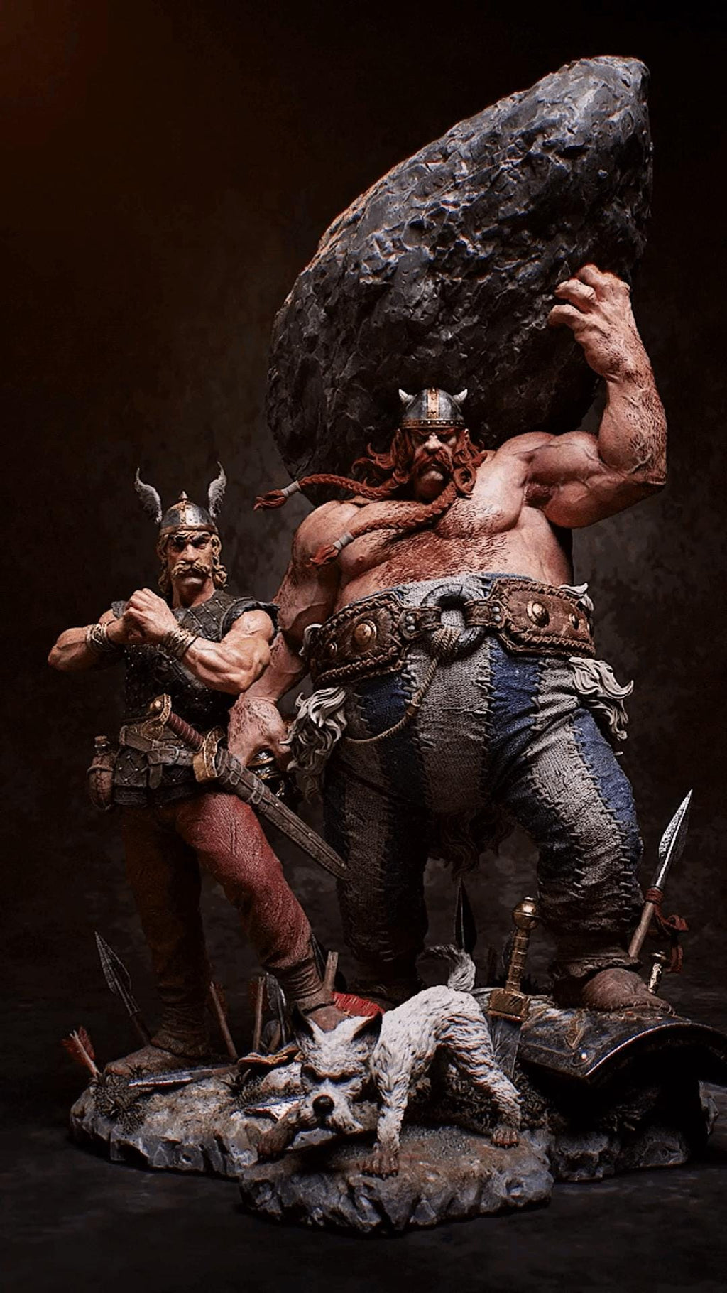 Gaul Diorama |D| Figurine | Collectible | Pin Up | CA 3D Studios
