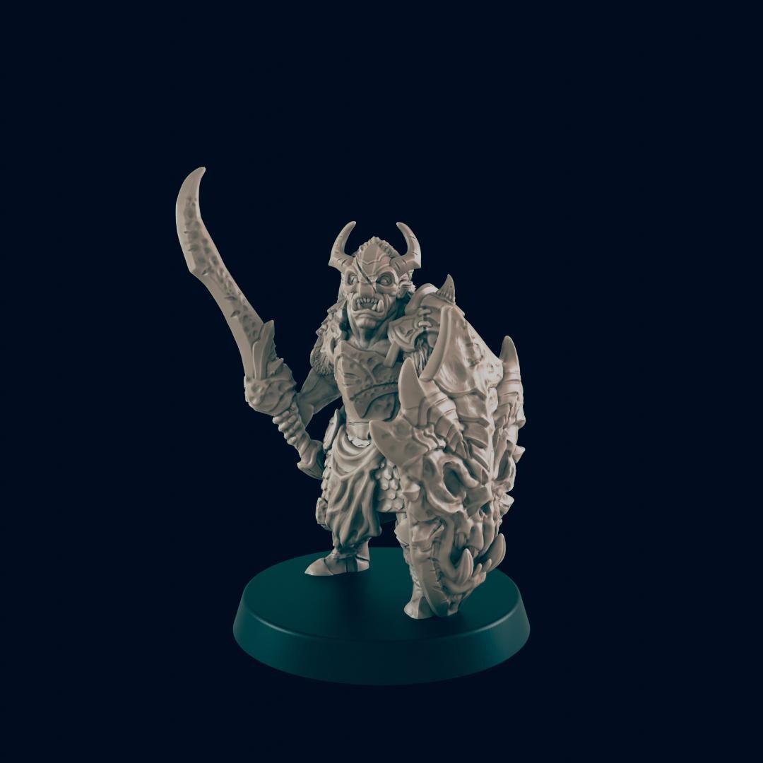 Orc Warband | 12 Figures | D&D Miniatures - DnD Minis, Dungeons and Dragons, Pathfinder, and Role Playing Games