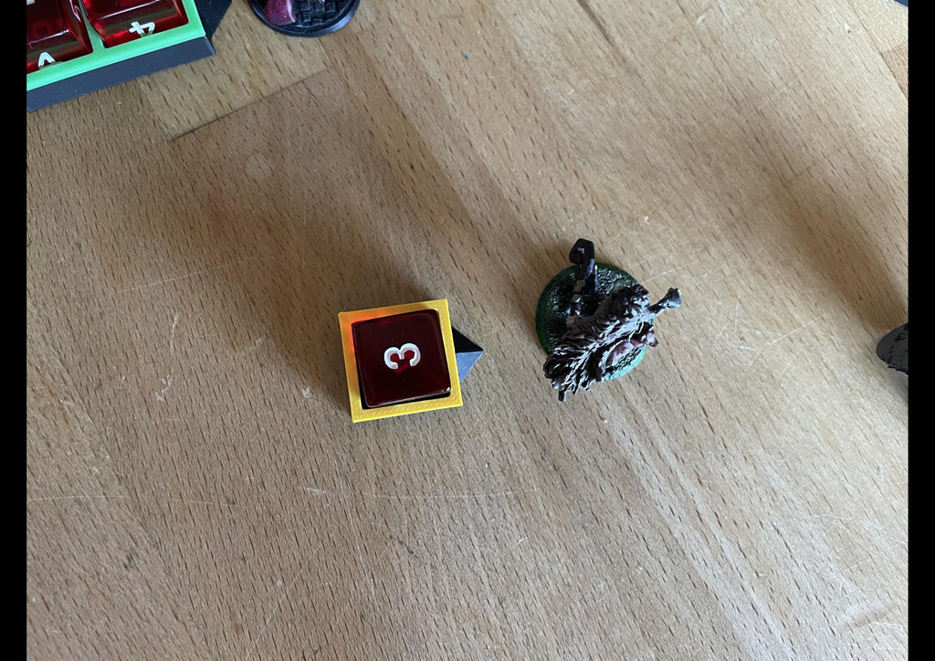 D6 Dice Holder & Wound Tracker | Life Counter | HP Counter Tabletop Accessories | Wargaming RPG