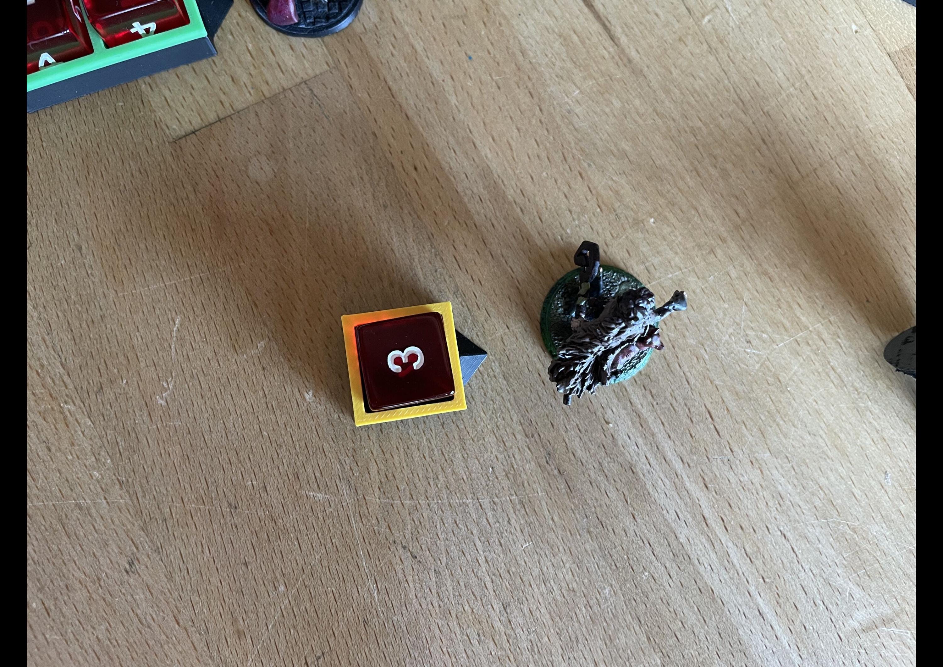 D6 Dice Holder & Wound Tracker | Life Counter | HP Counter Tabletop Accessories | Wargaming RPG