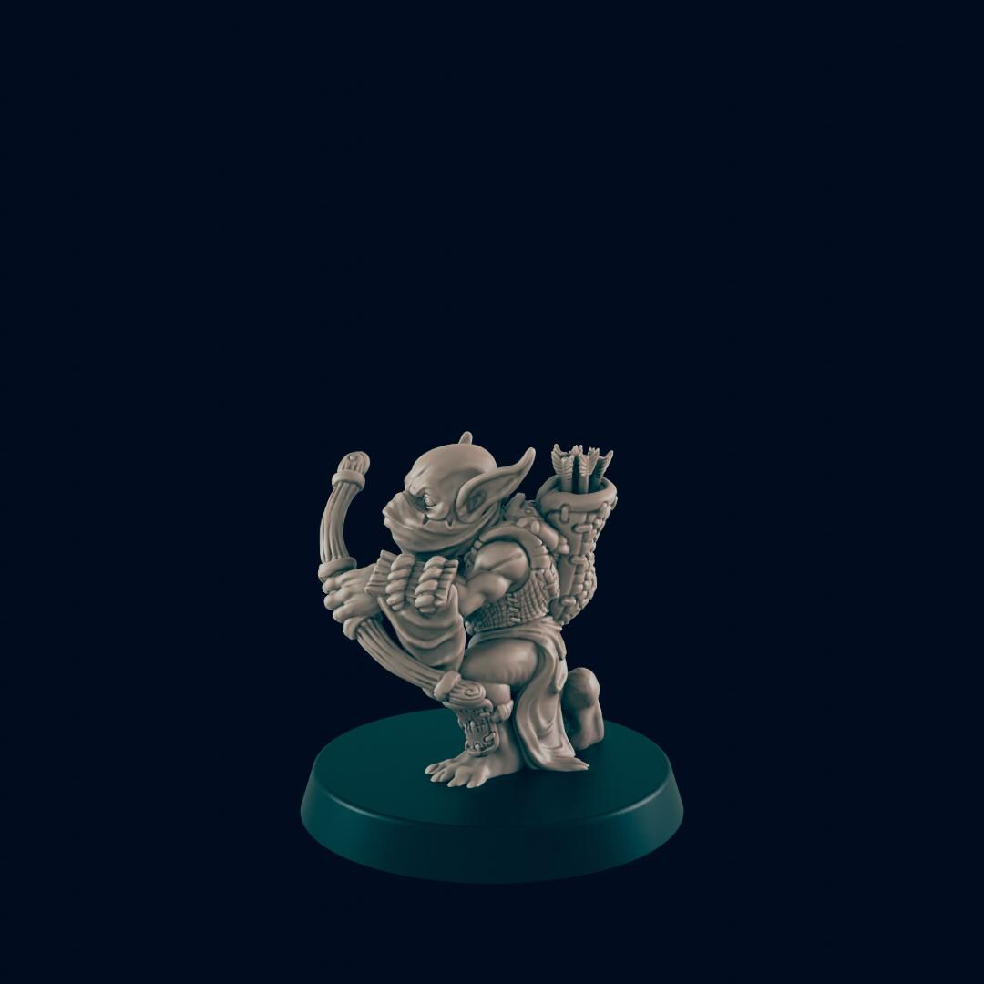 Goblin Warband | 15 Figures | D&D Miniatures - DnD Minis, Dungeons and Dragons, Pathfinder, and Role Playing Games