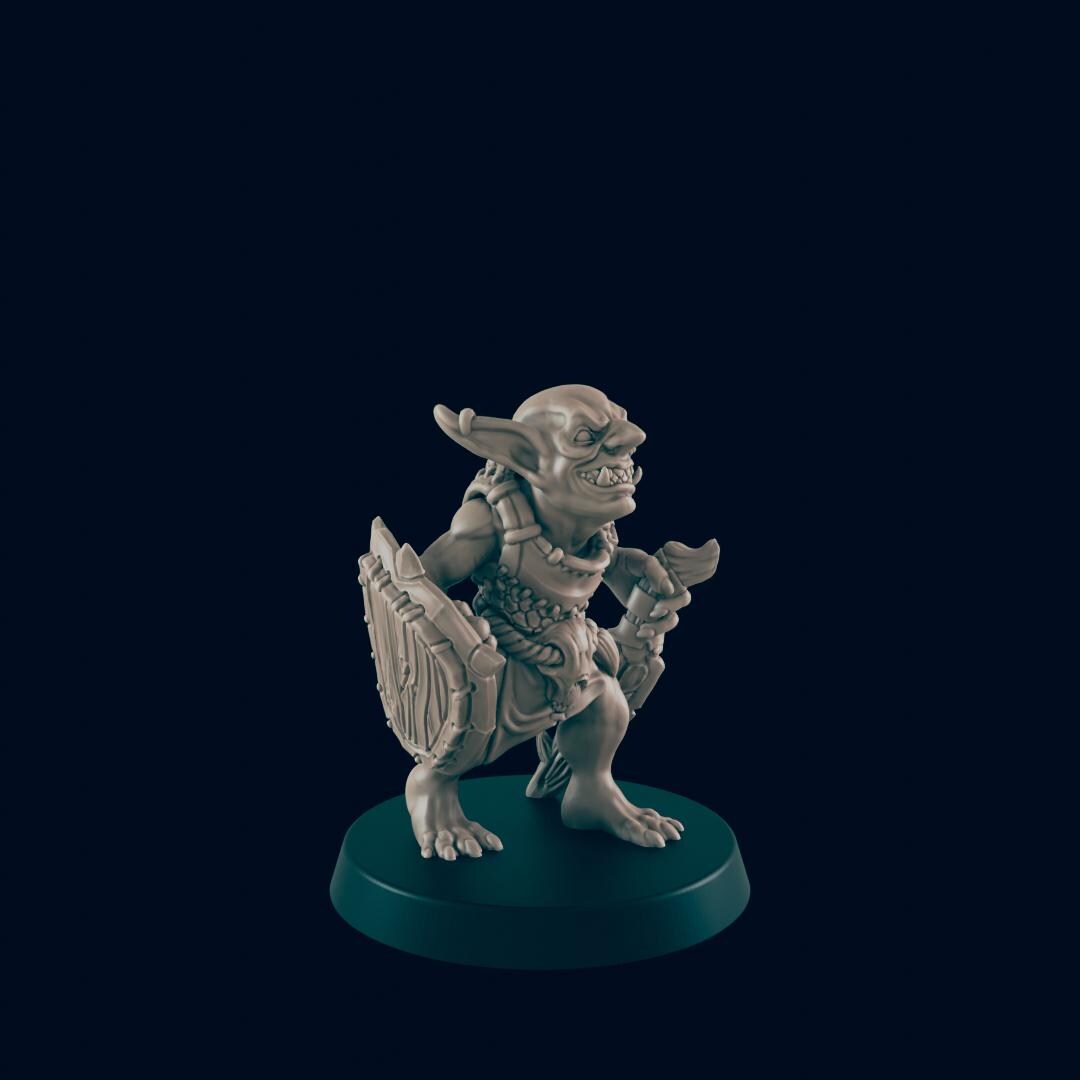 Goblin Warband | 15 Figures | D&D Miniatures - DnD Minis, Dungeons and Dragons, Pathfinder, and Role Playing Games