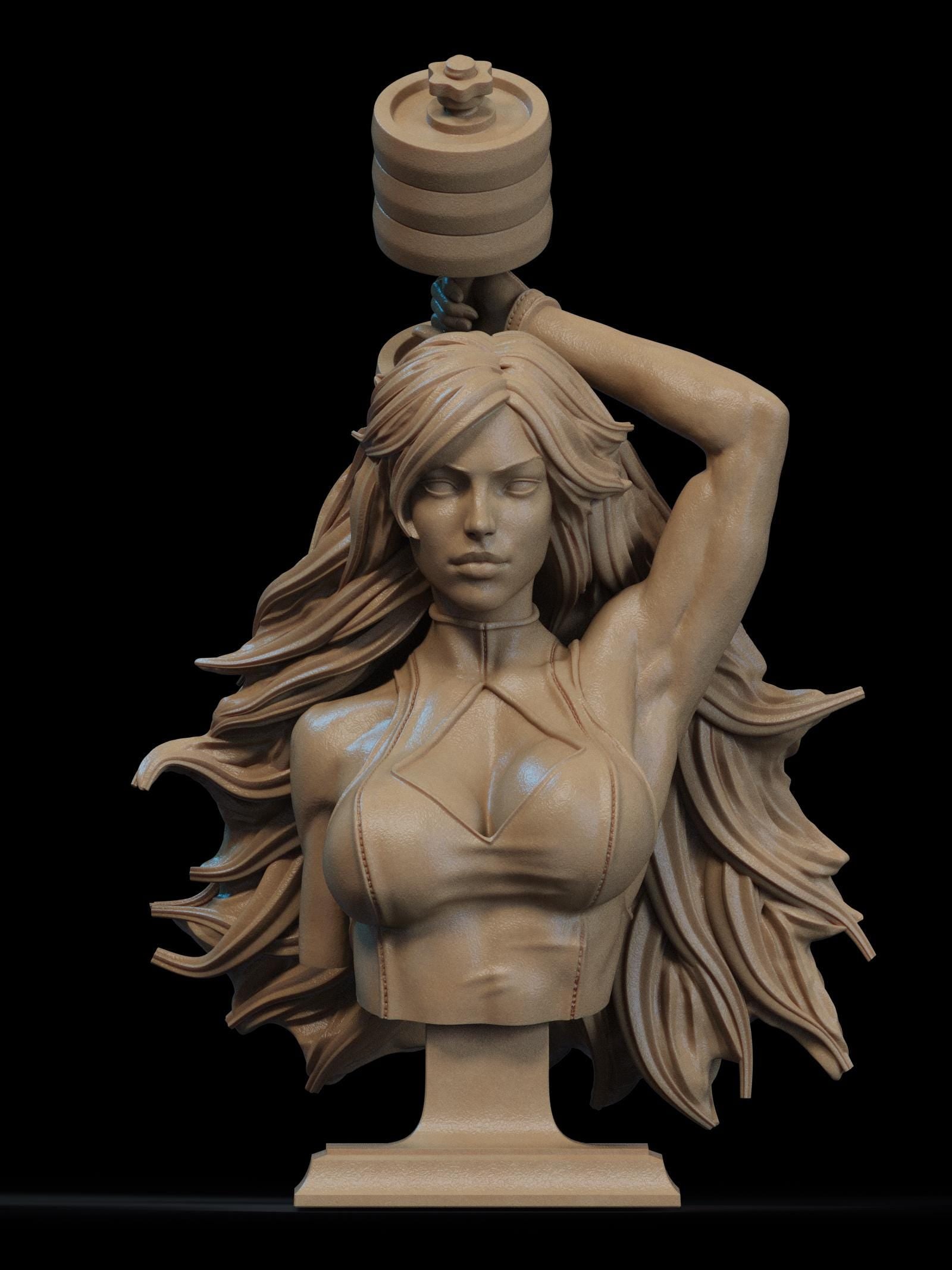 Female Hulk | Bust | Figurine | Collectible | Pin Up | CA 3D Studios