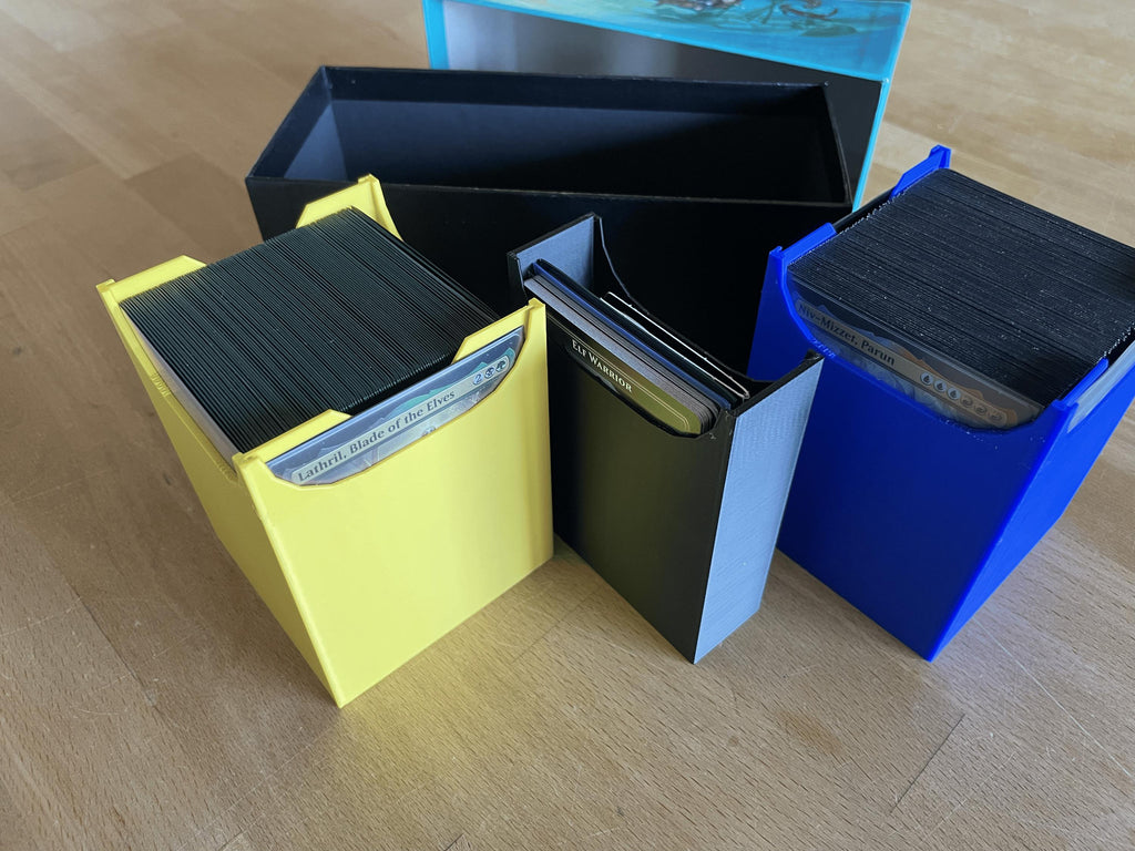 Commander Deck Box Insert for MtG Bundle or ETB | 100 Cards & Tokens | TCG Organizer | Trading Card Storage | TCG Organizer