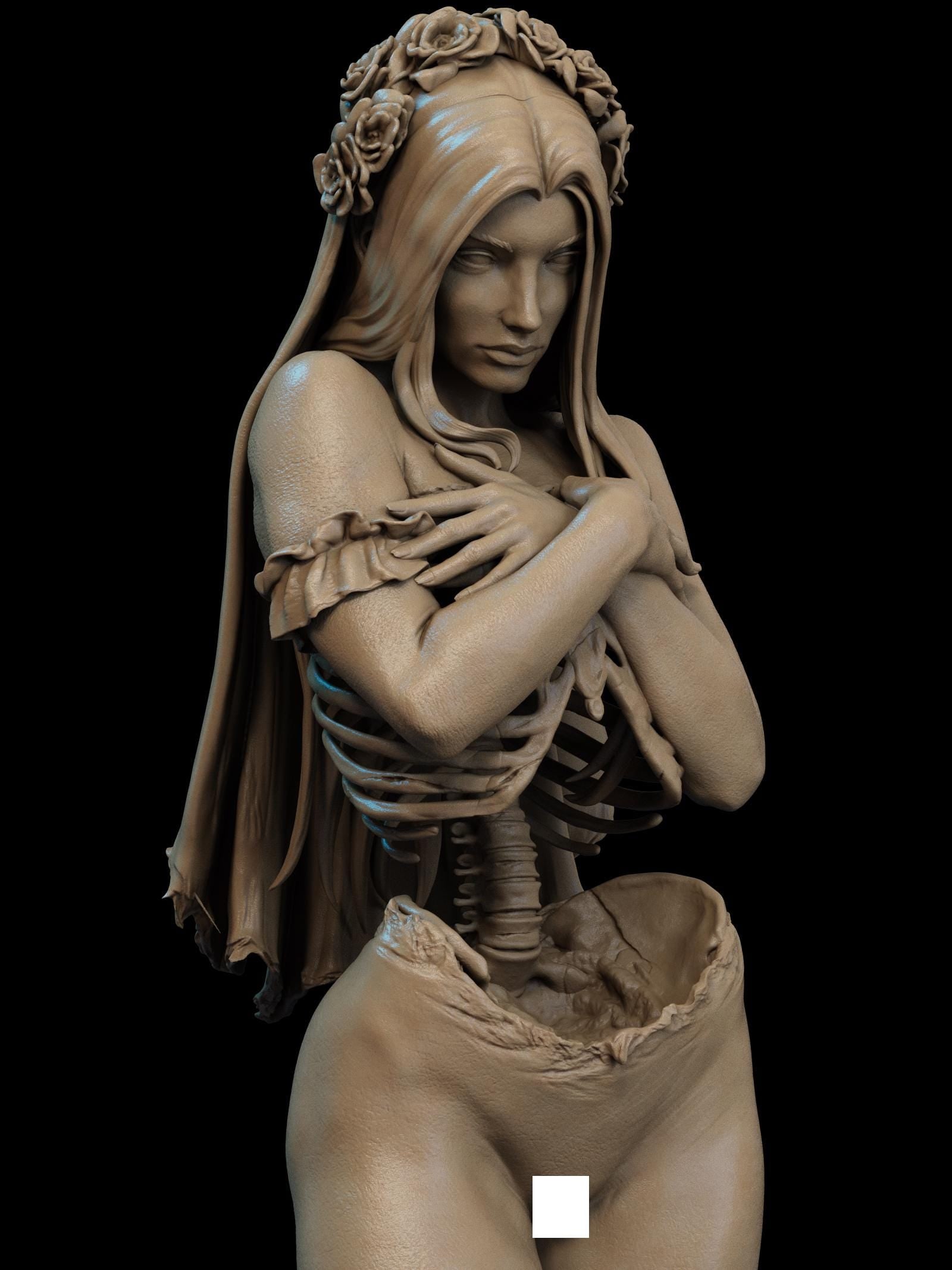 Undead Bride | Figurine | Collectible | Pin Up | CA 3D Studios