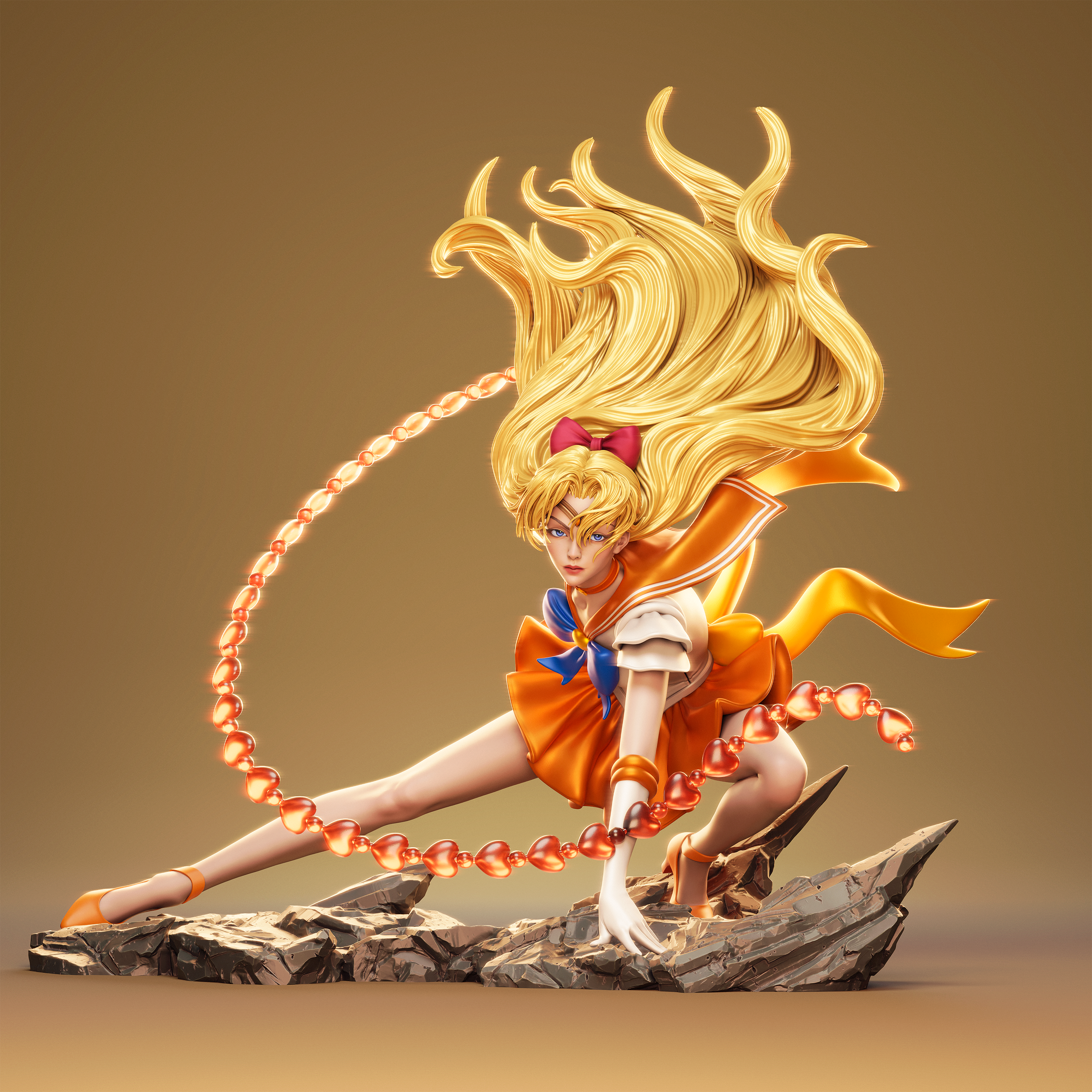 Minako Aino |F| Figurine | Collectible | Pin Up | CA 3D Studios