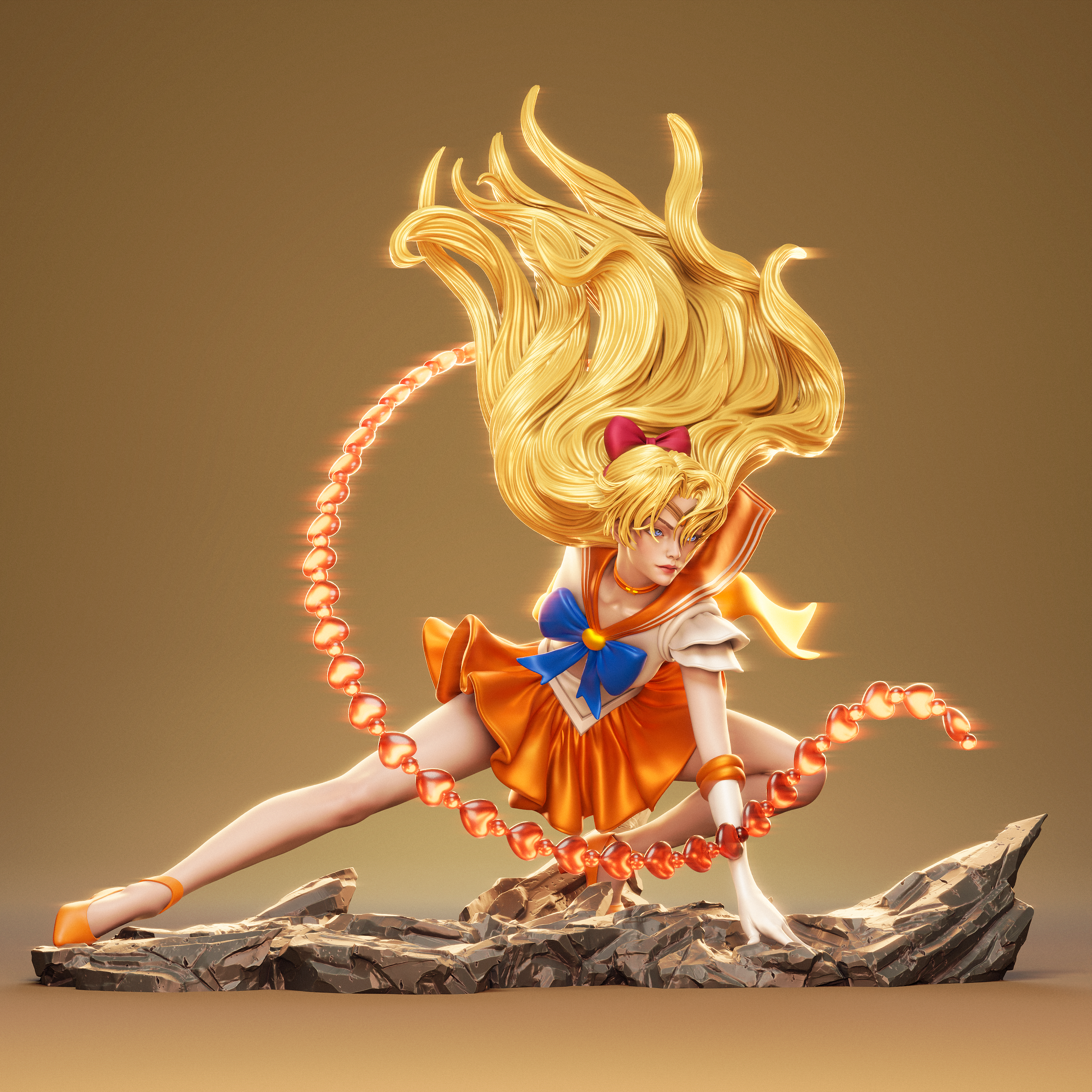 Minako Aino |F| Figurine | Collectible | Pin Up | CA 3D Studios