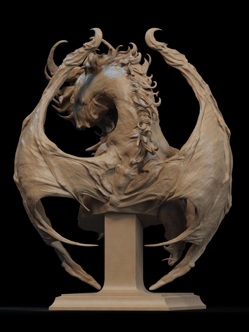 Dragon Lady | Bust | Figurine | Collectible | Pin Up | CA 3D Studios