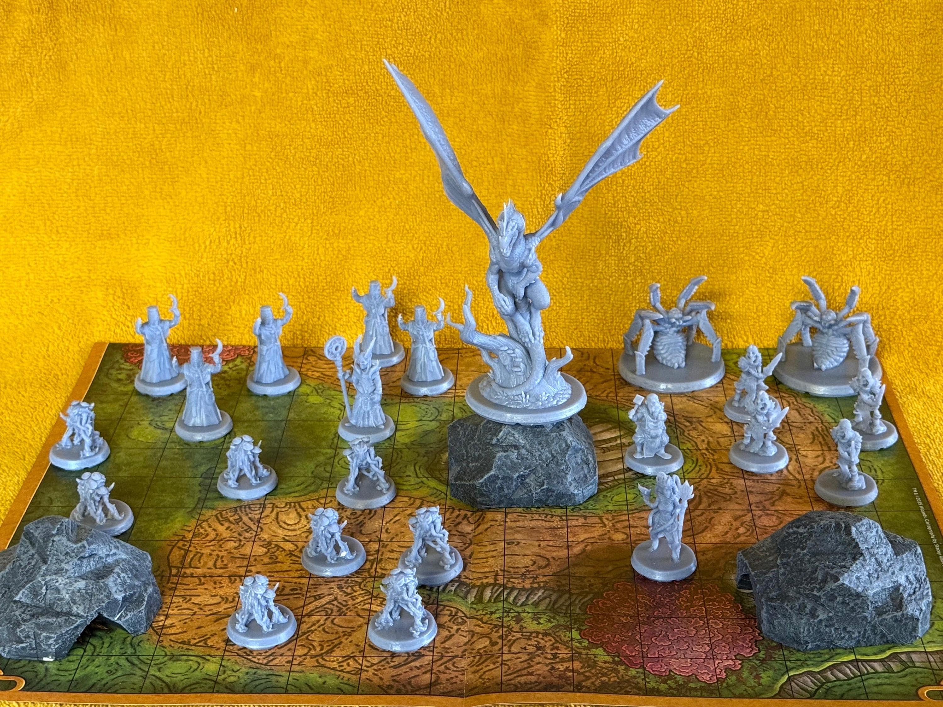 RPG Miniature Set - 118 pieces - compatible with Lost Mine of Phandelver