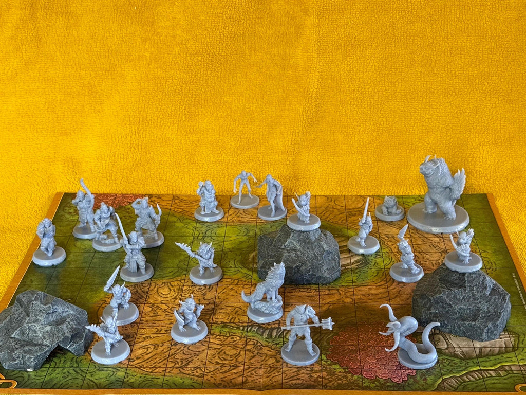 RPG Miniature Set - 118 pieces - compatible with Lost Mine of Phandelver