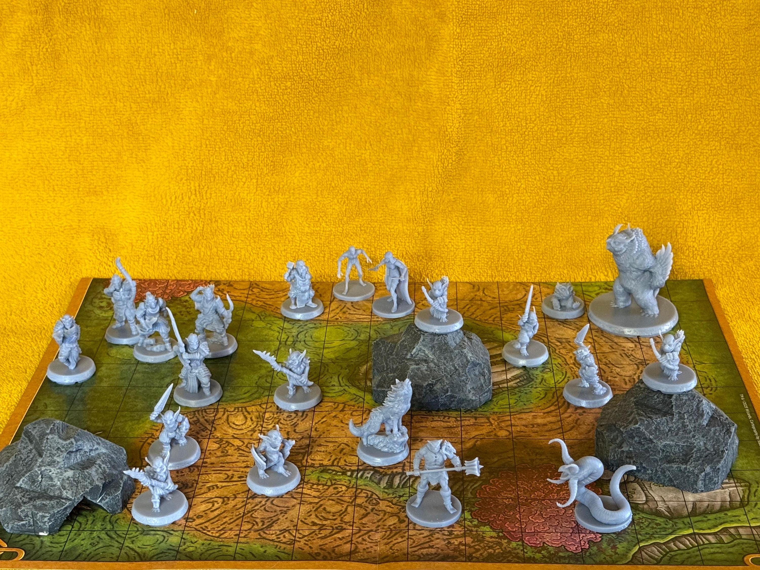 RPG Miniature Set - 118 pieces - compatible with Lost Mine of Phandelver