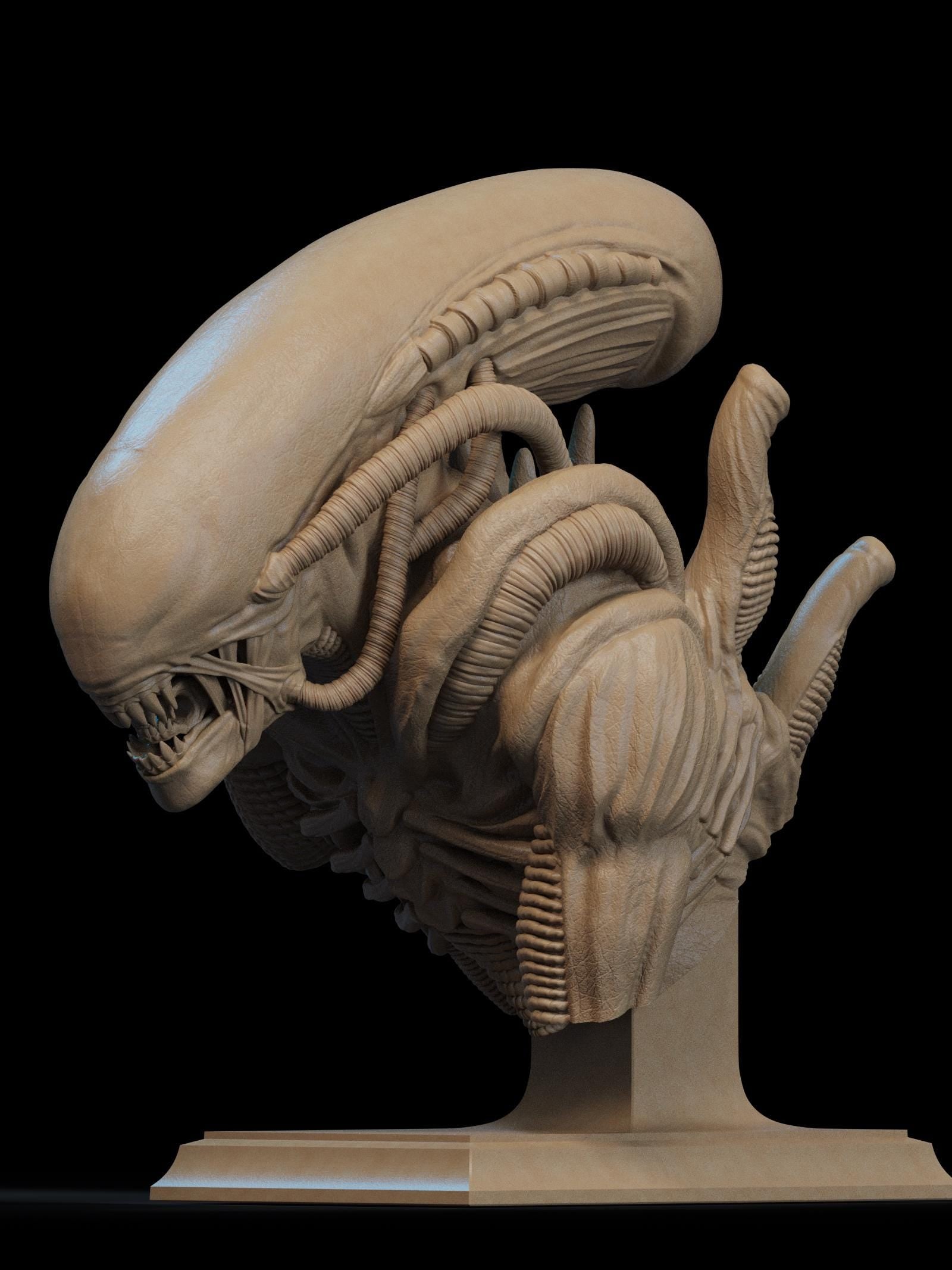 Alien | Bust | Figurine | Collectible | Pin Up | CA 3D Studios