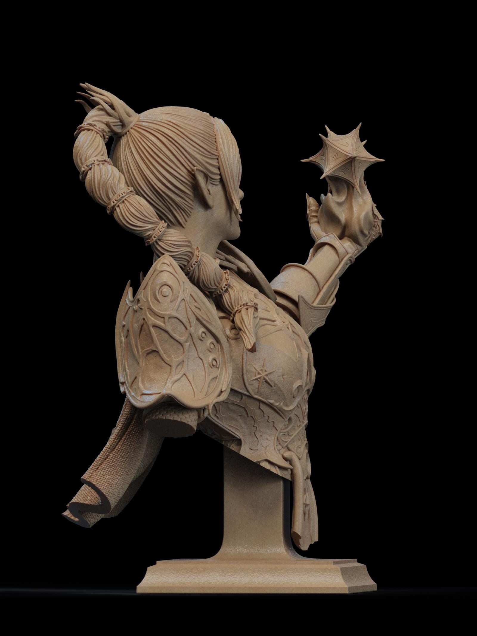 Shadowheart | Bust | Figurine | Collectible | Pin Up | CA 3D Studios