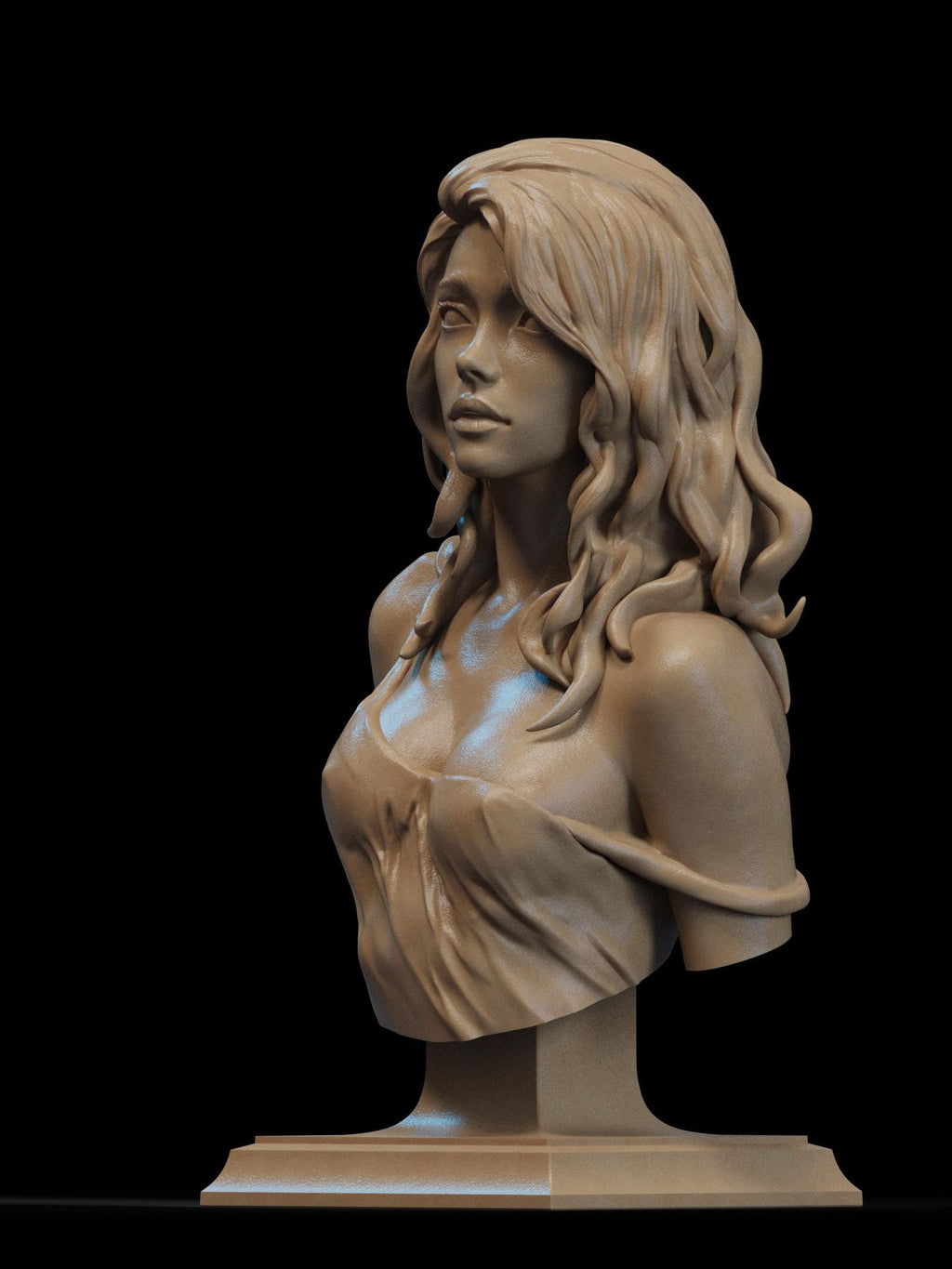 Elegy of the Wyrm | Bust | Figurine | Collectible | Pin Up | CA 3D Studios