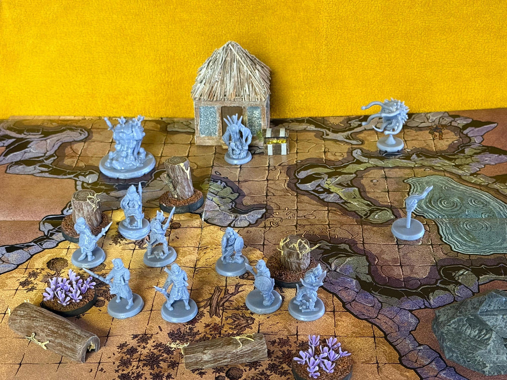 RPG Miniature Set - 118 pieces - compatible with Lost Mine of Phandelver