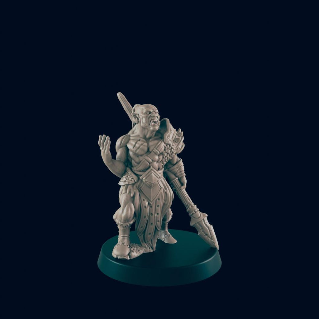 Orc Warband | 12 Figures | D&D Miniatures - DnD Minis, Dungeons and Dragons, Pathfinder, and Role Playing Games