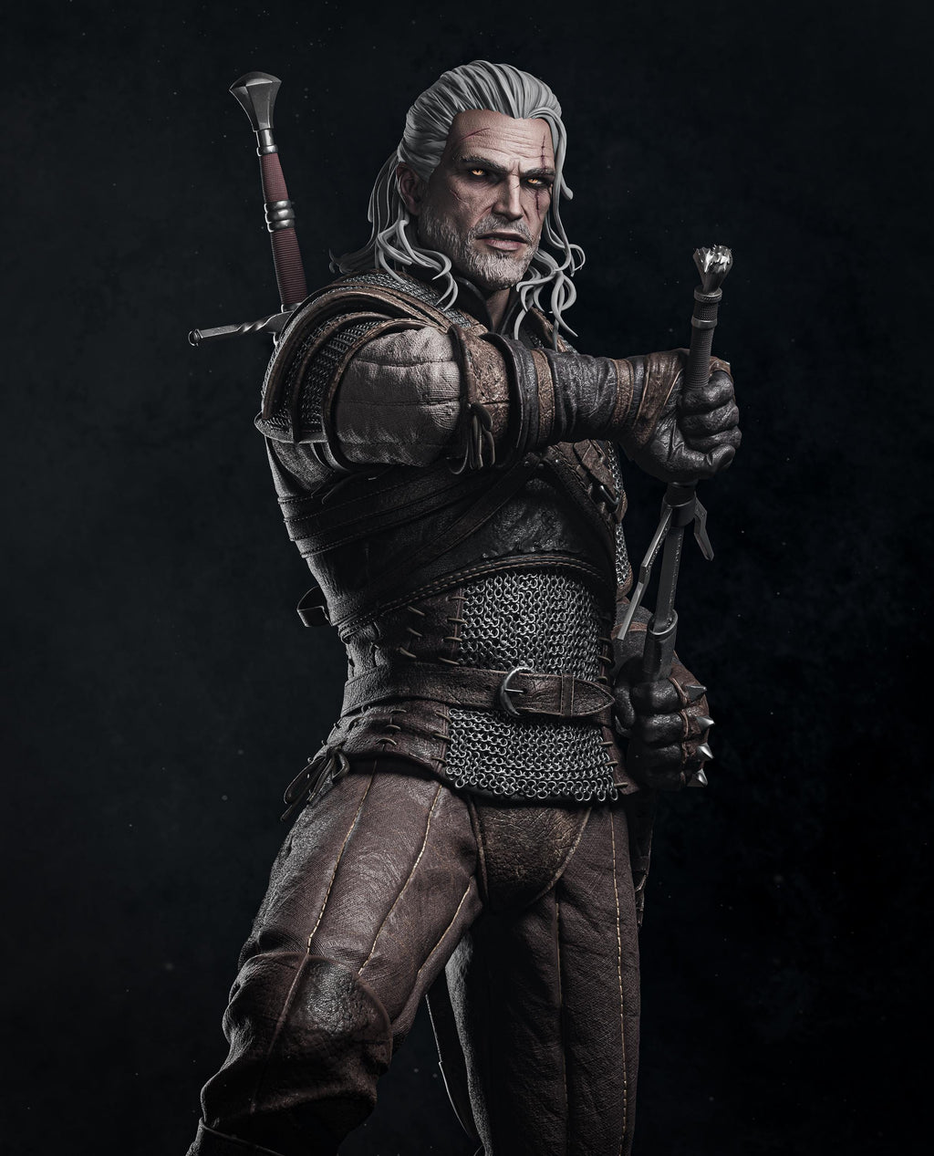 Witcher |F| Figurine | Collectible | Pin Up | CA 3D Studios