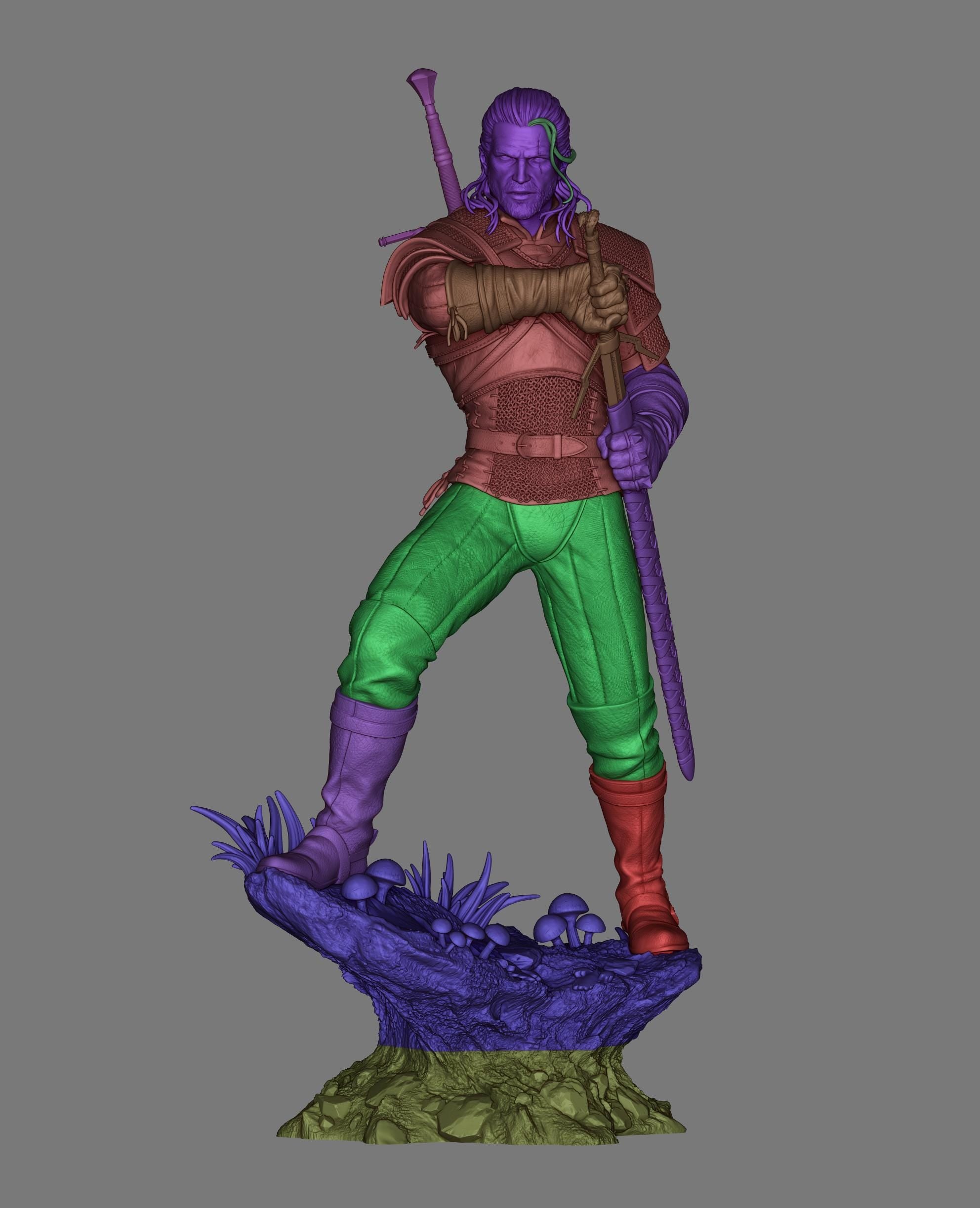 Witcher |F| Figurine | Collectible | Pin Up | CA 3D Studios