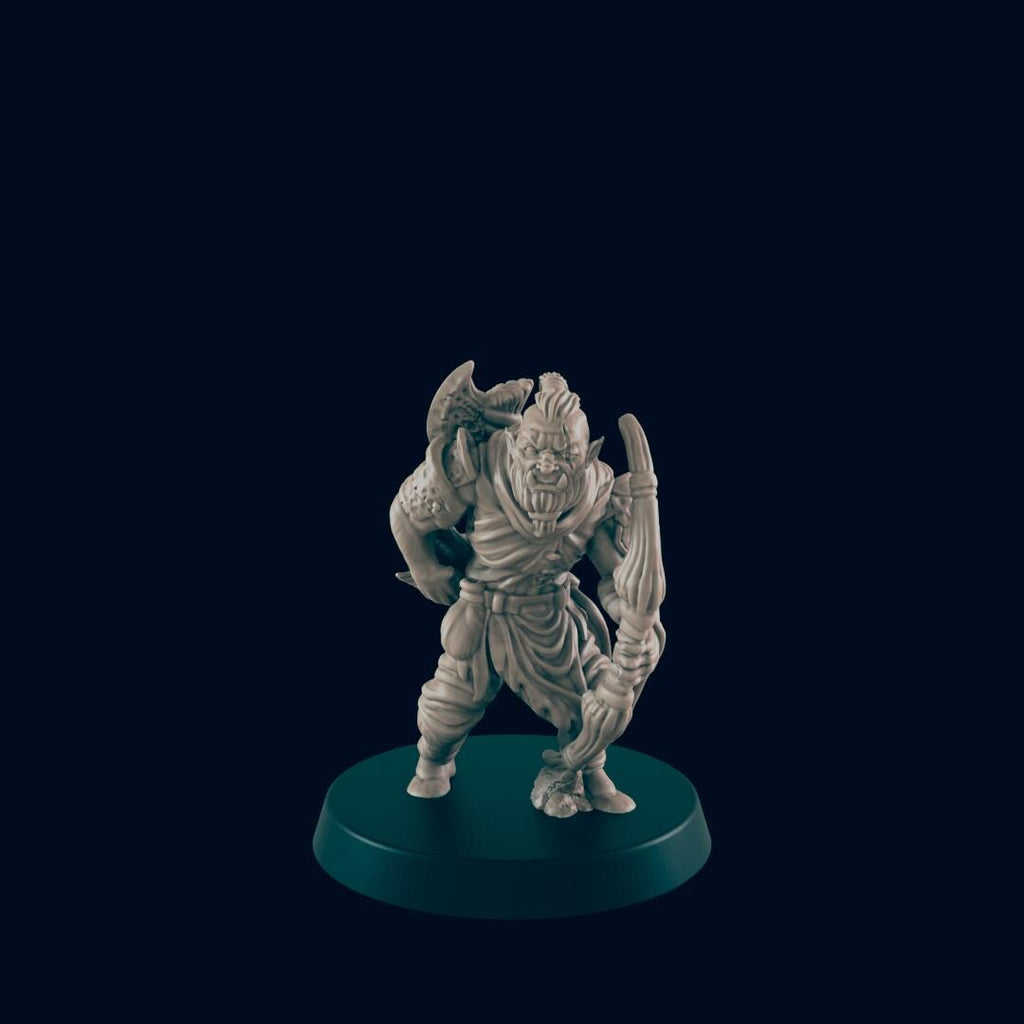 Orc Warband | 12 Figures | D&D Miniatures - DnD Minis, Dungeons and Dragons, Pathfinder, and Role Playing Games